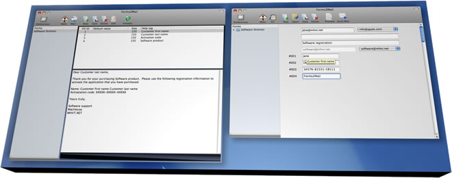 Mac shareware Forms2Mail