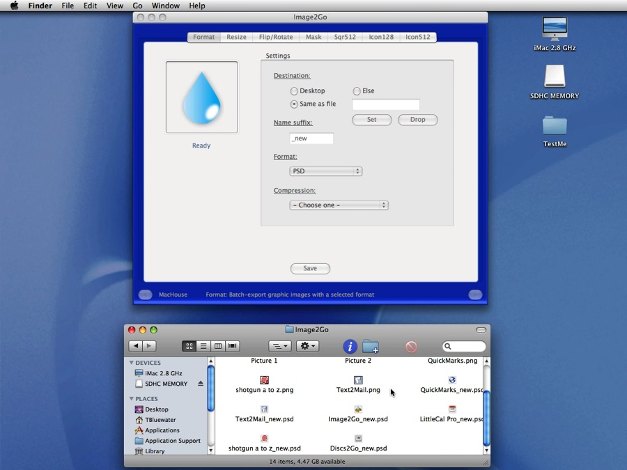 Mac software Image2Go